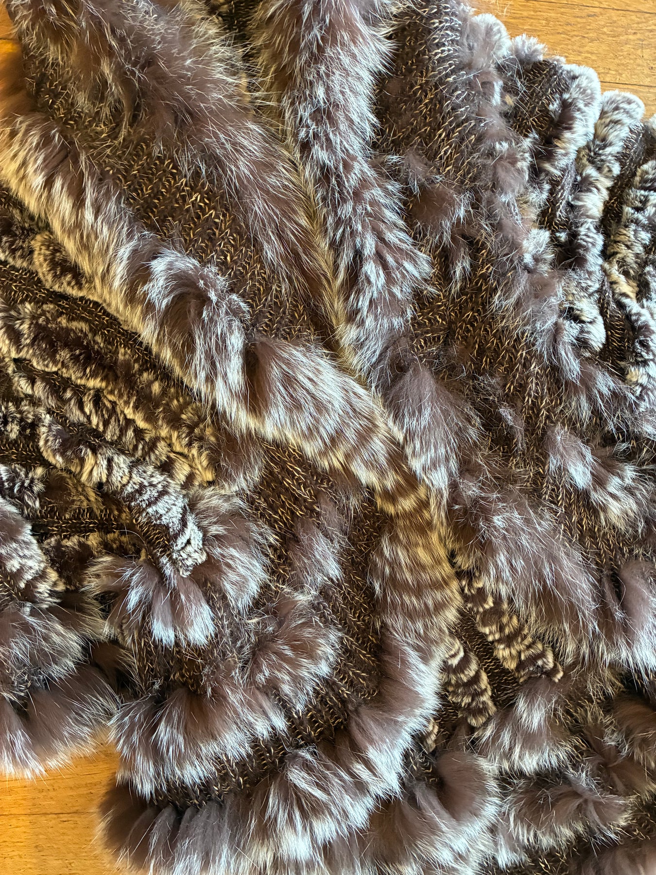 Woven Rabbit Wrap For Neiman Marcus – Cheeky Vintage