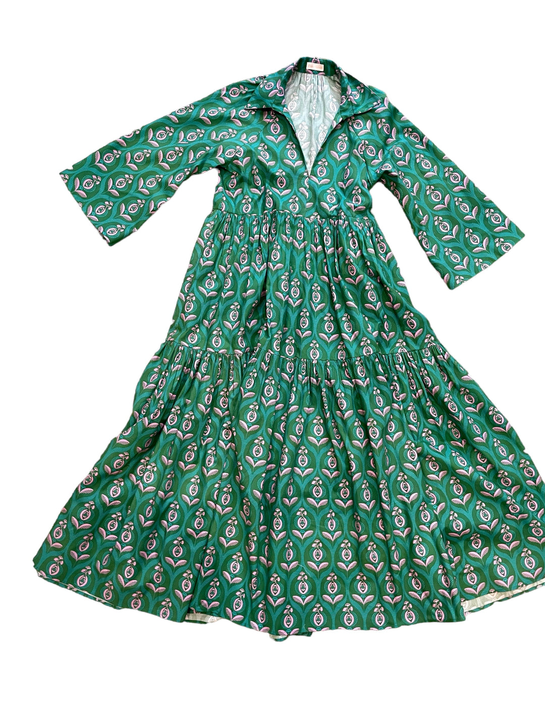 bell sleeve dress green Nox Anabel MD129 Prom Dress - Sage Green main image 0