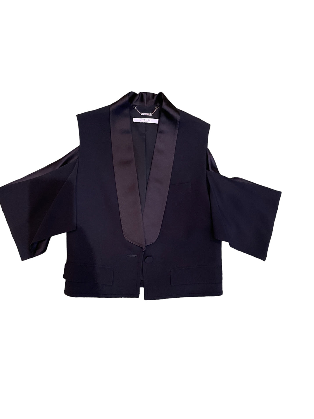 新しい Givenchy Black Vintage Cheeky – Vest トップス